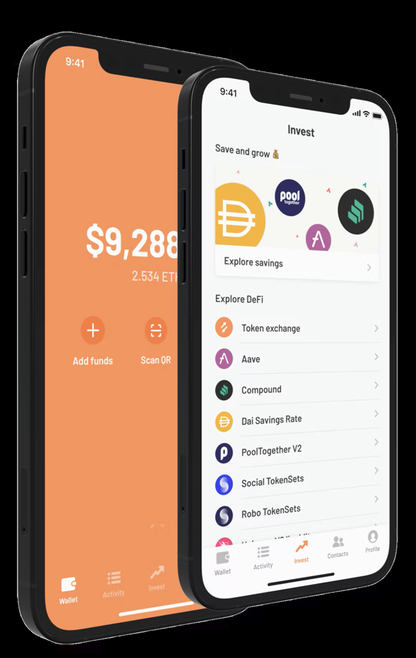 Argent crypto wallet on iOS